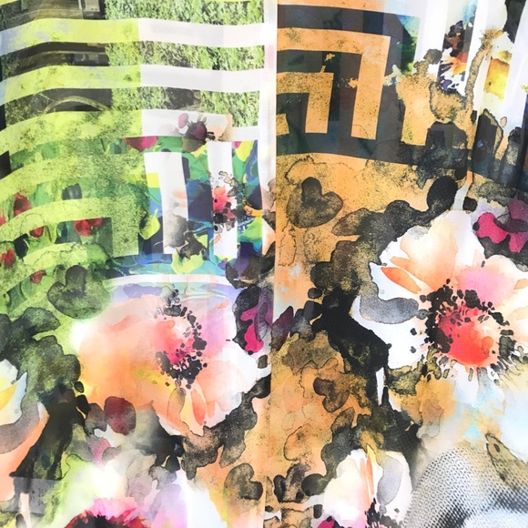 CLOVER CANYON Floral Maze Chiffon Top - Picture 5 of 14